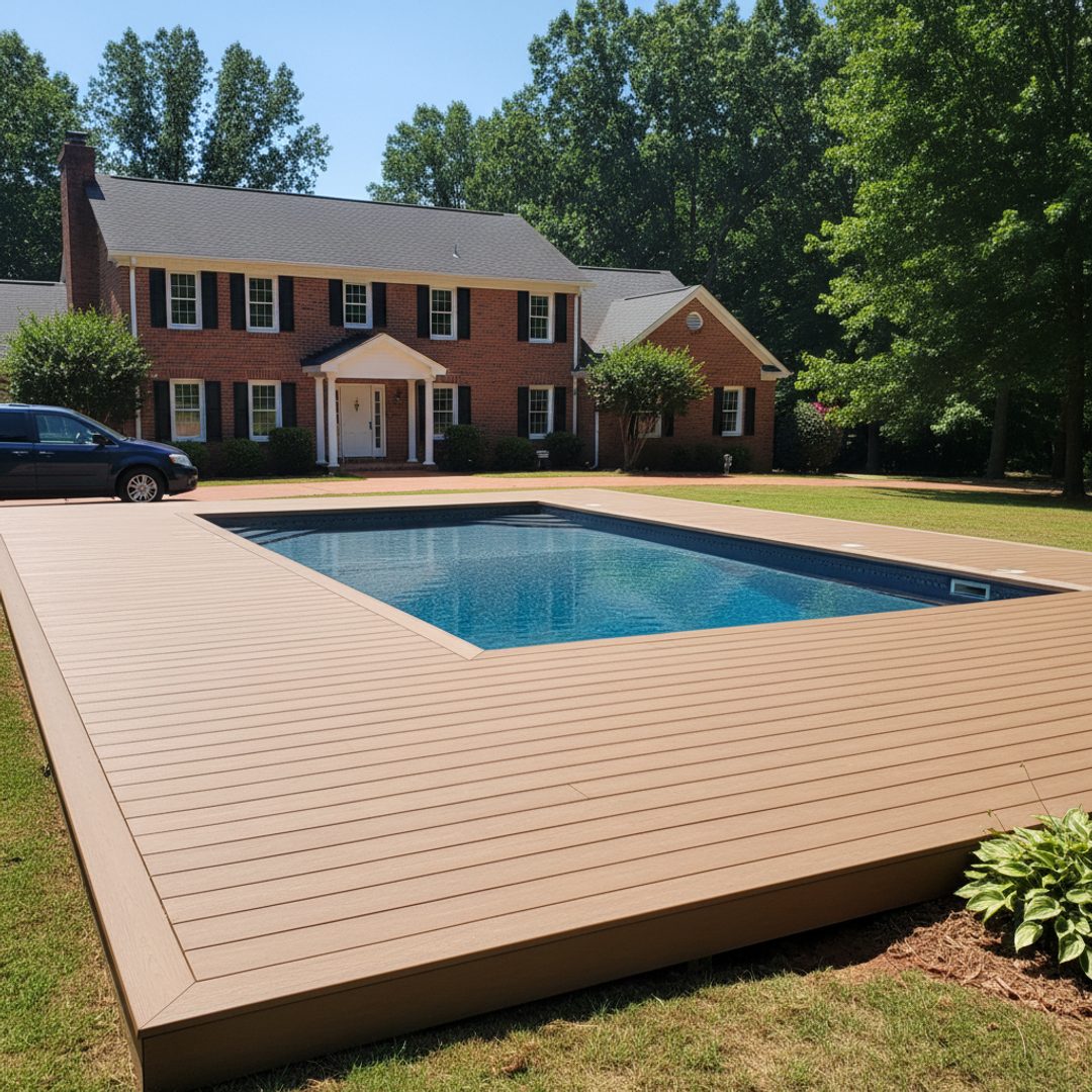 Deck Railing Repair & Installation completed by Oasis Deck Co in Acworth, GA
