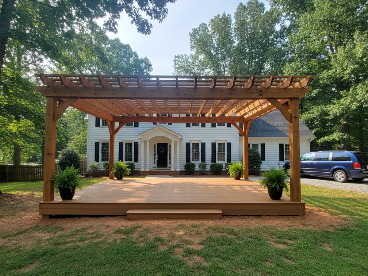 Deck Installation completed by Oasis Deck Co in Powder Springs, GA